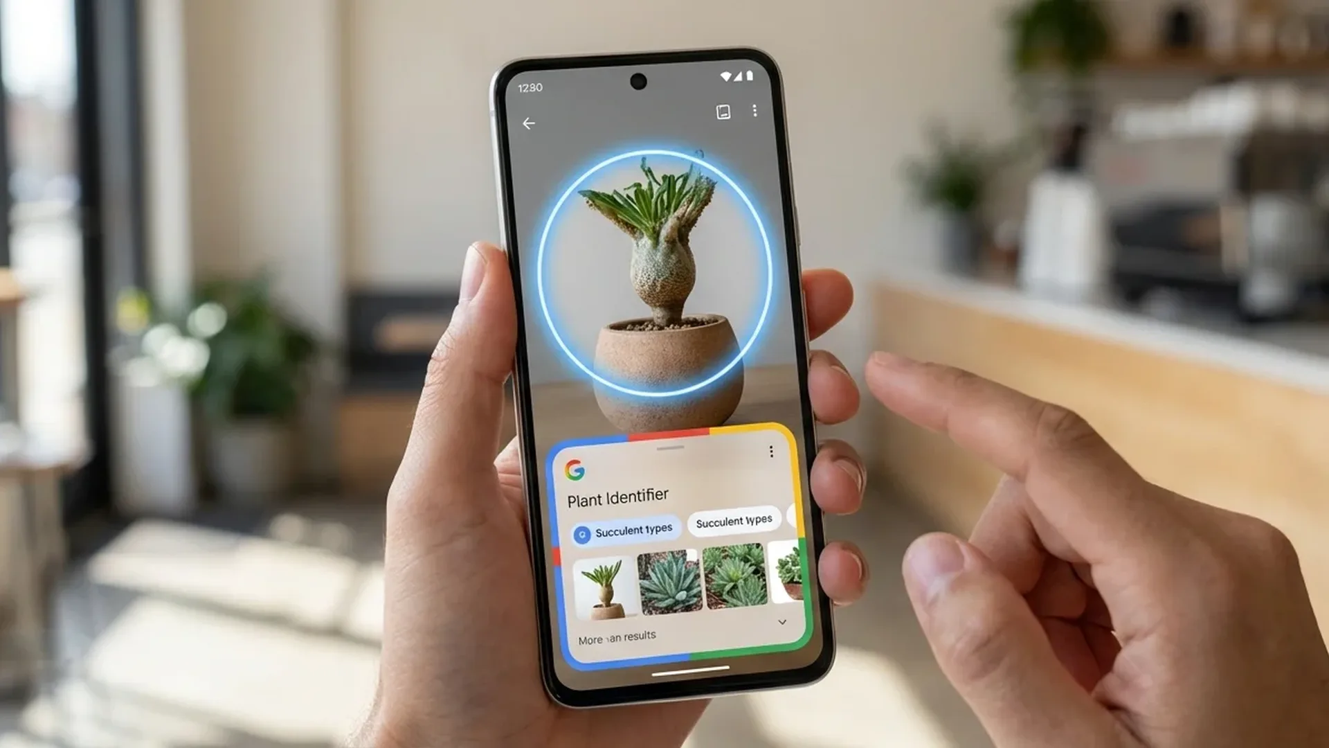 Circle to Search interface στο Android με κύκλωση αντικειμένου και αποτελέσματα Google AI