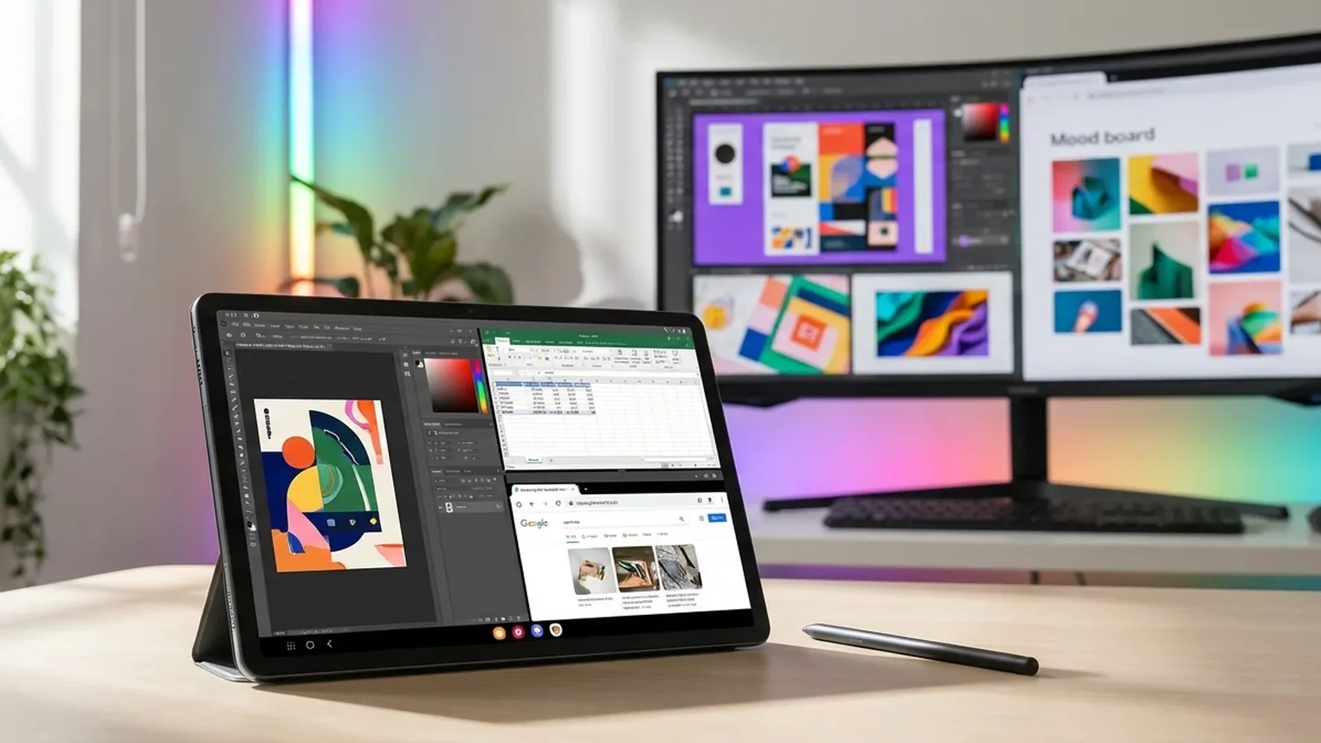 Samsung Galaxy Tab S11 Ultra με οθόνη 14.6 ιντσών και S Pen σε πραγματική χρήση