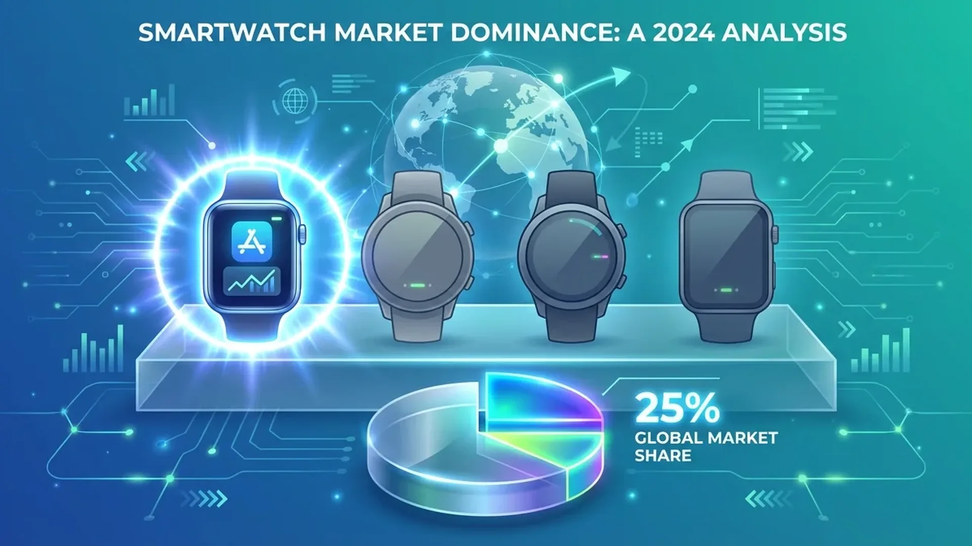 Apple Watch: 1 in 4 Smartwatches Worldwide