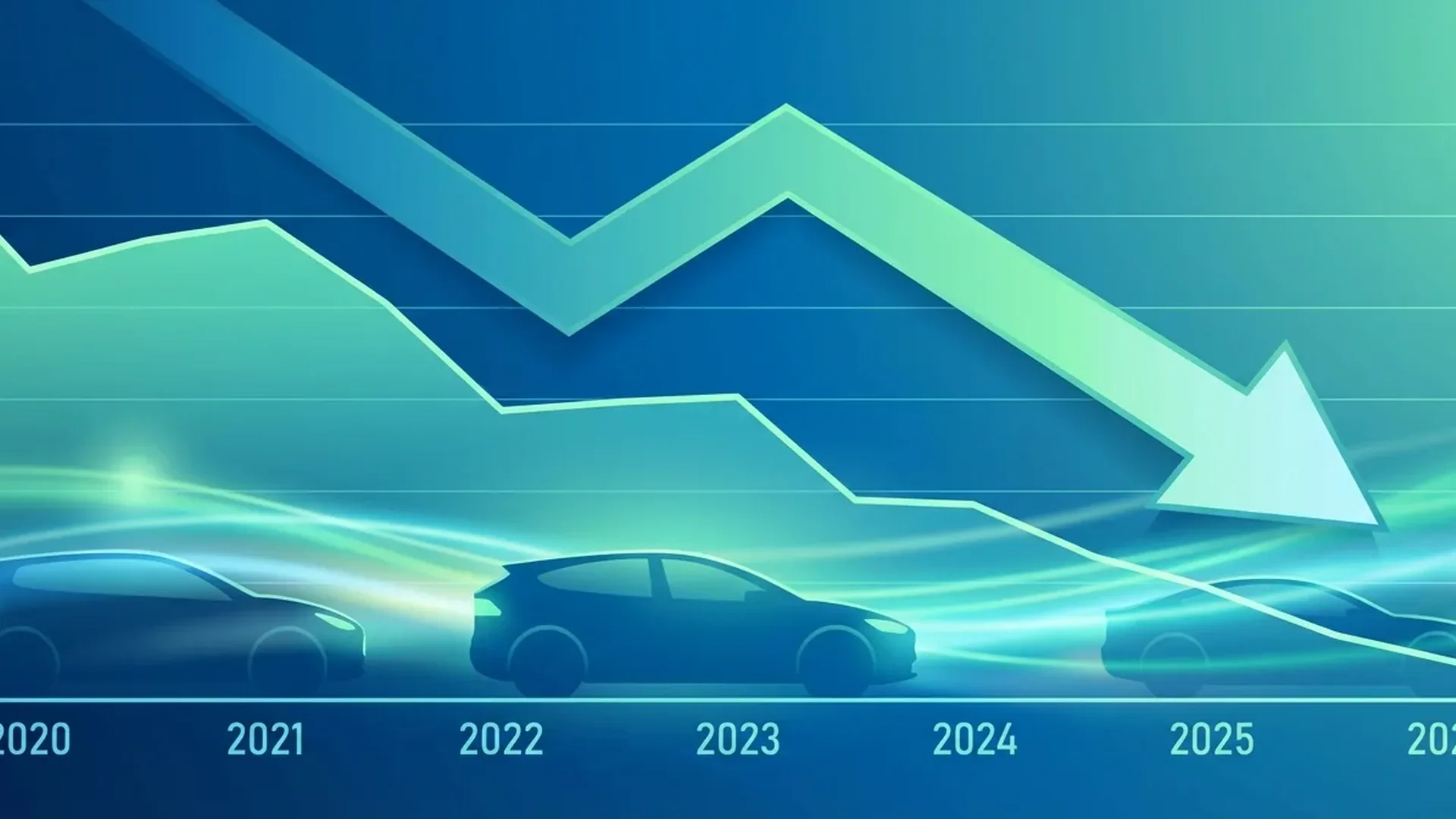 Graphique évolution prix voitures électriques 2026 avec courbe de baisse des coûts batteries