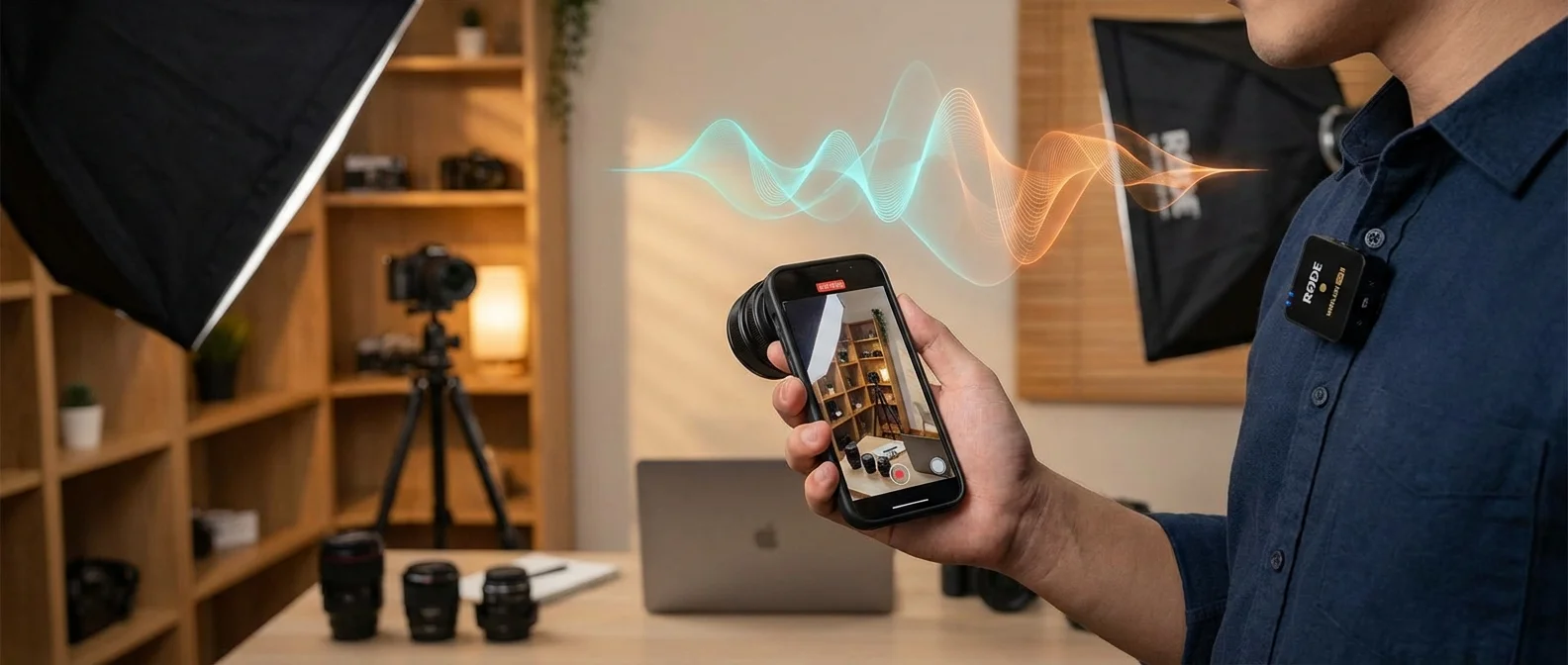 Σύγκριση ασύρματων μικροφώνων iPhone - Rode Wireless Go, DJI Mic και Hollyland με iPhone 15 Pro