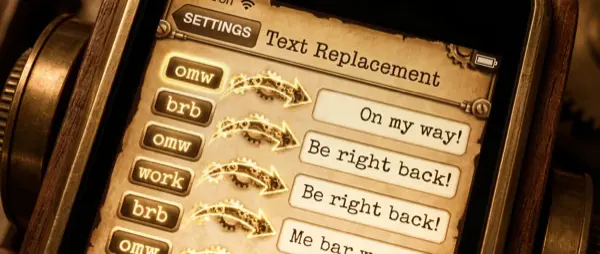 Text Shortcuts iPhone: Αυτοματισμοί Κειμένου