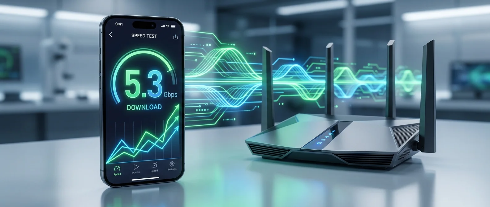 Wi-Fi 7 τεχνολογία στο iPhone 2026 με MLO και 320 MHz κανάλια για ultra-γρήγορο internet