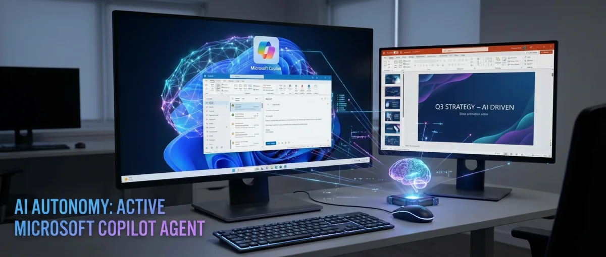 Microsoft Copilot Tasks interface χρησιμοποιεί υπολογιστή αυτόνομα