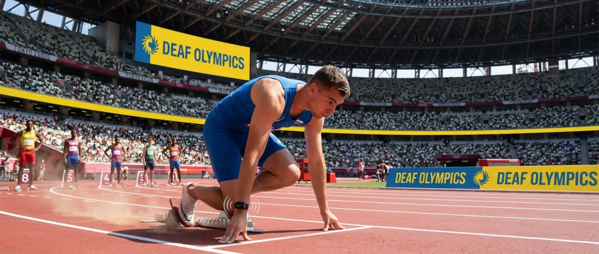 Κωφοί αθλητές χρησιμοποιούν smart glasses και vibration coaching στους Deaflympics 2026