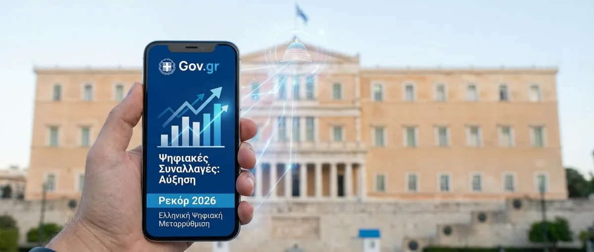 Πλατφόρμα gov.gr με στατιστικά 1 δισεκατομμυρίου ψηφιακών συναλλαγών
