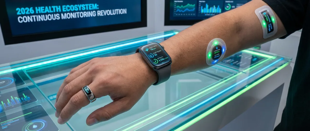 Φορητά gadgets υγείας 2026 με έξυπνες συσκευές παρακολούθησης