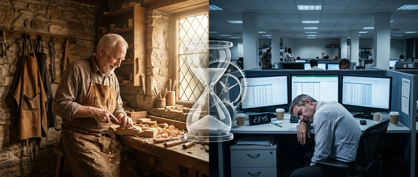 Historische Entwicklung der Arbeitszeit: Von Jägern und Sammlern bis zur modernen Büroarbeit