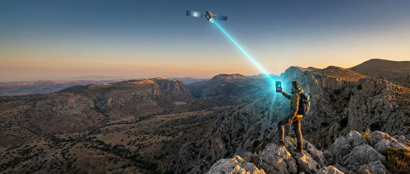Direct-to-Cell satellite technology connecting regular smartphones to space-based networks