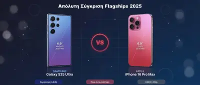 Galaxy S25 Ultra vs iPhone 16 Pro: Ποιο Κερδίζει το 2025;