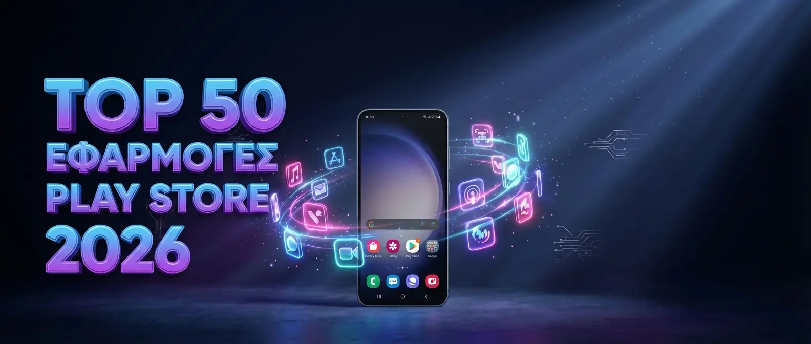 Συλλογή των 50 καλύτερων Android εφαρμογών για το 2026