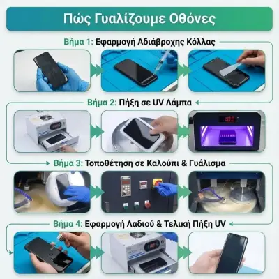 Γυάλισμα Οθόνης: Η Επαγγελματική Διαδικασία σε 4 Βήματα